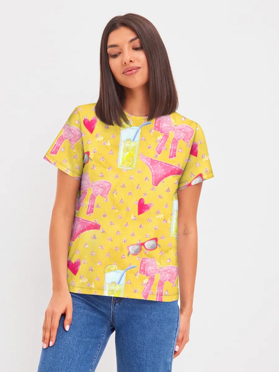 Women's basic cotton T-shirt