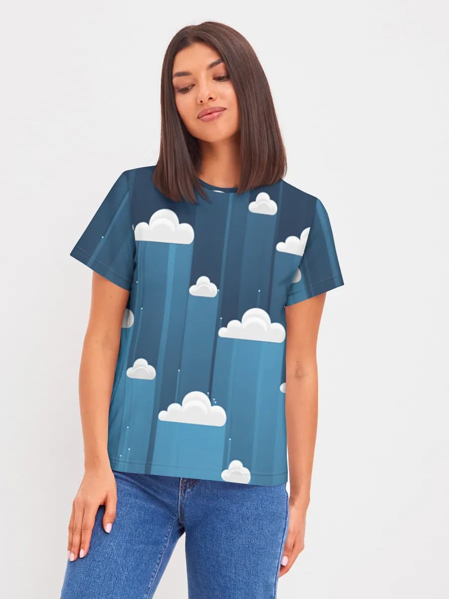 Women's basic cotton T-shirt