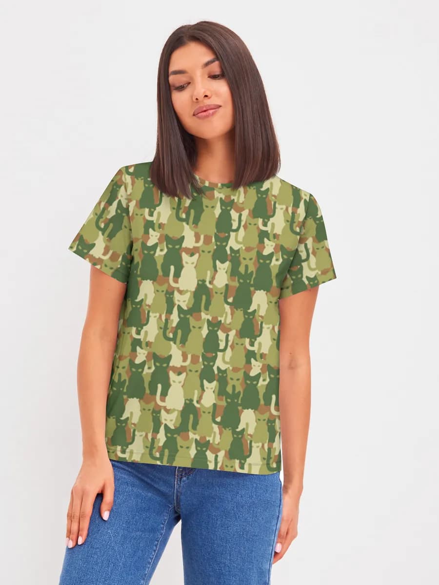Women's basic cotton T-shirt