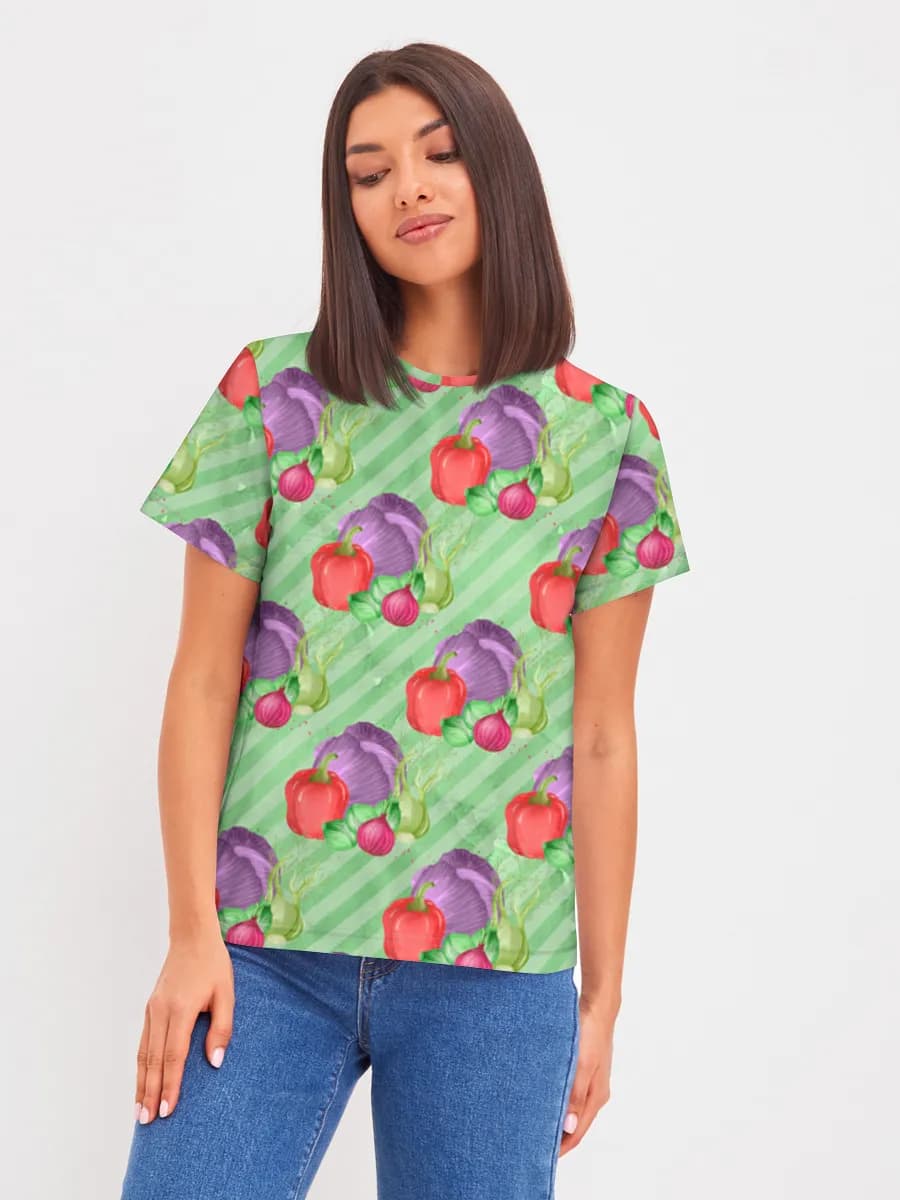 Women's basic cotton T-shirt