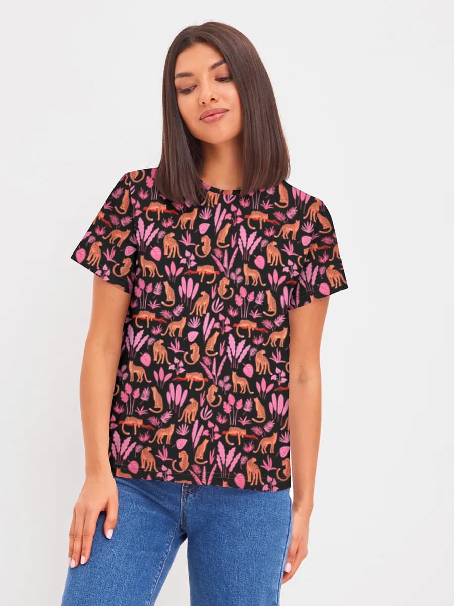 Women's basic cotton T-shirt