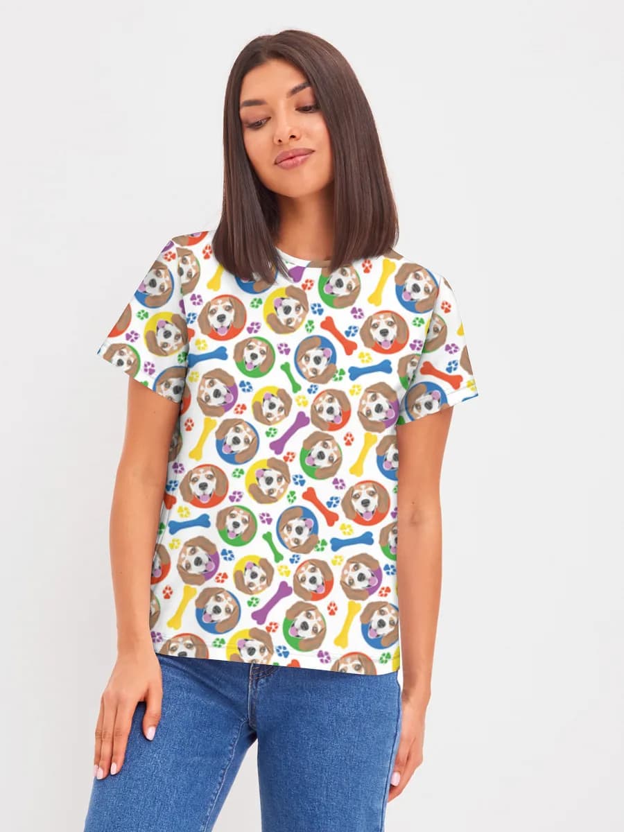 Women's basic cotton T-shirt