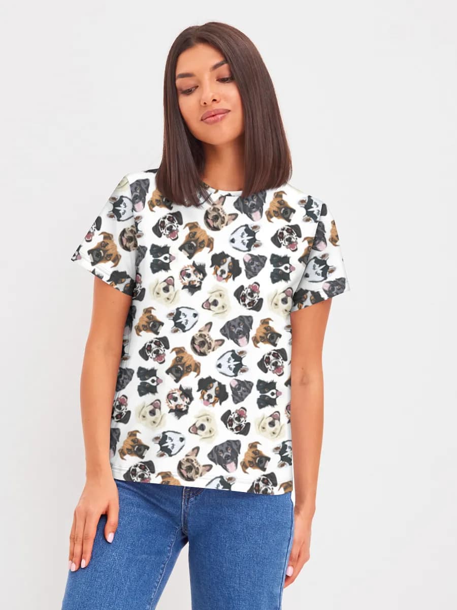 Women's basic cotton T-shirt