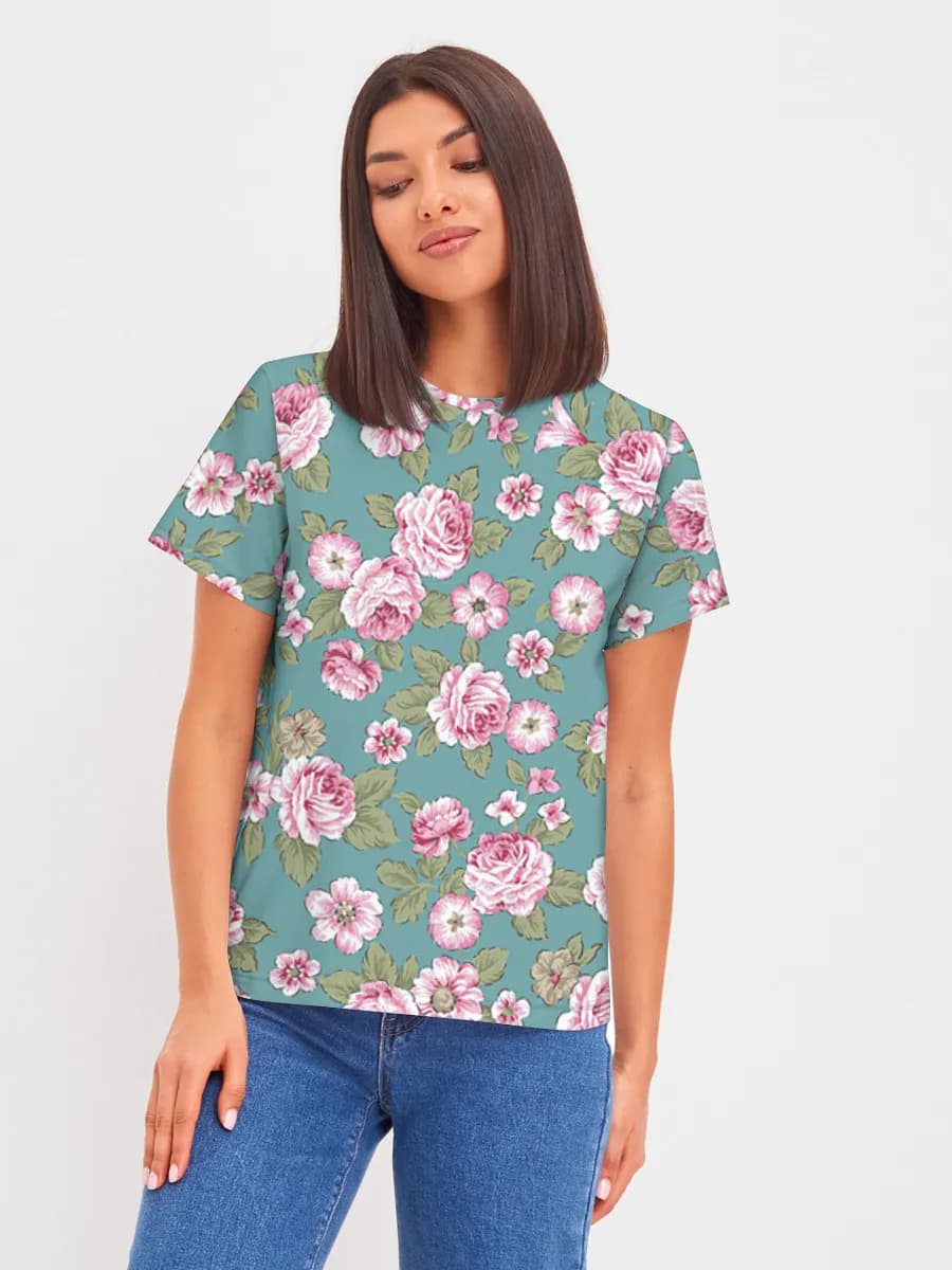 Women's basic cotton T-shirt