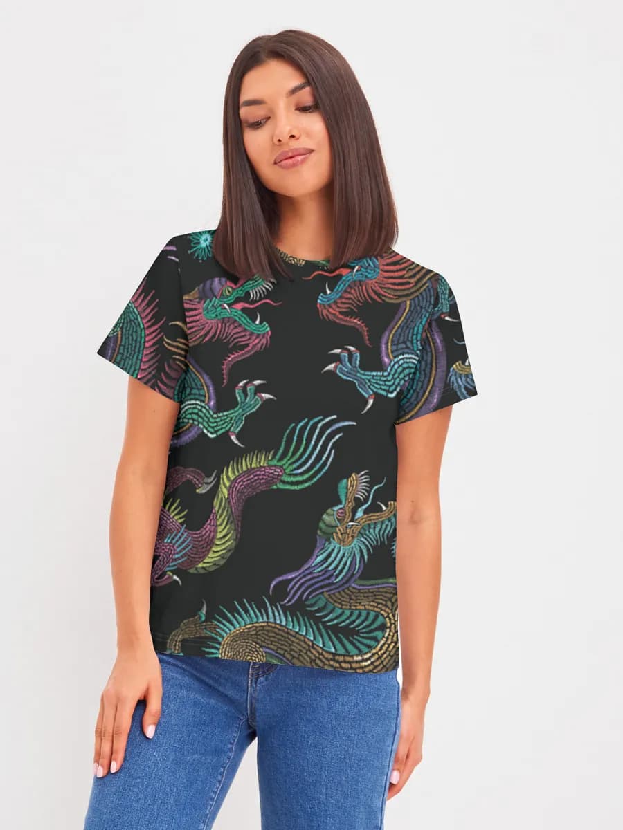 Women's basic cotton T-shirt
