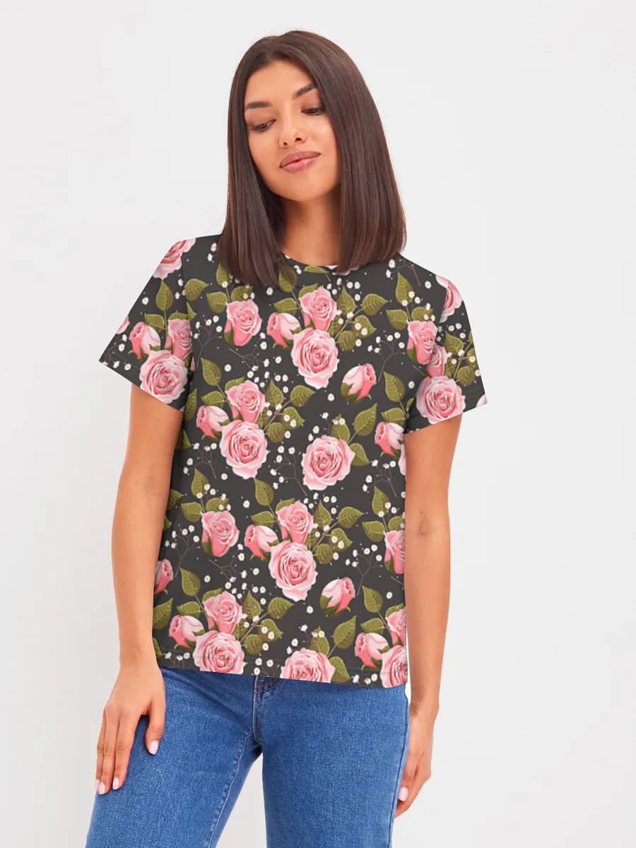 Women's basic cotton T-shirt