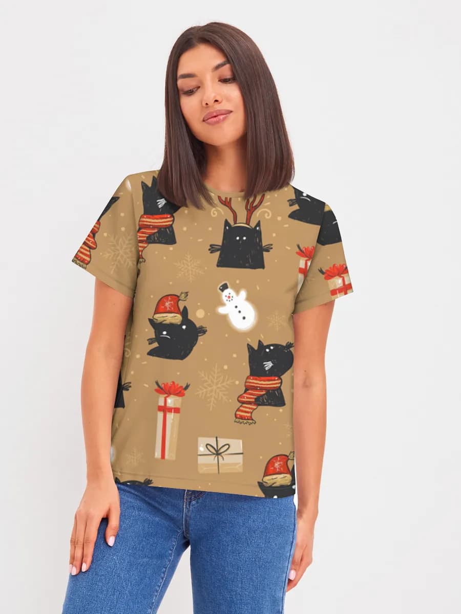 Women's basic cotton T-shirt