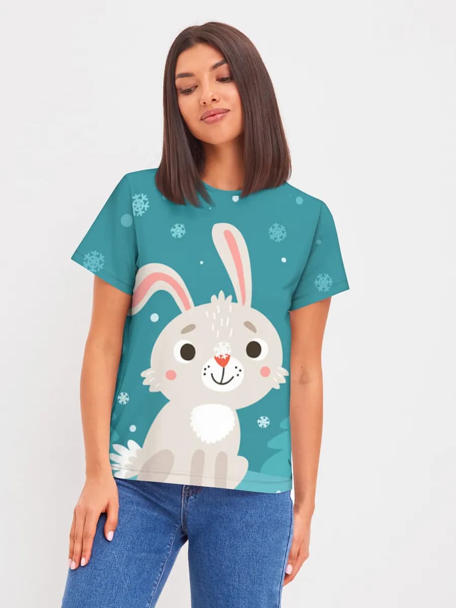 Women's basic cotton T-shirt