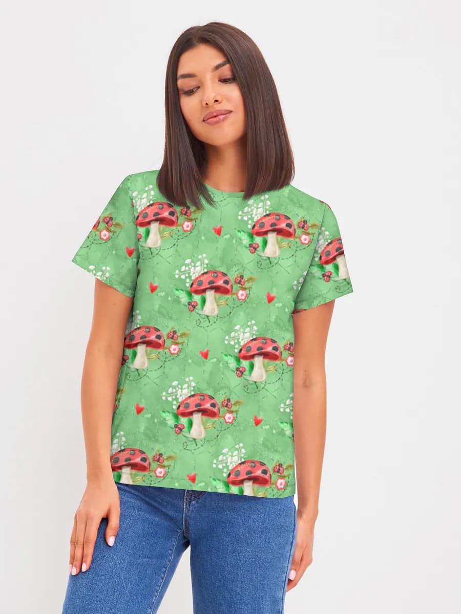 Women's basic cotton T-shirt