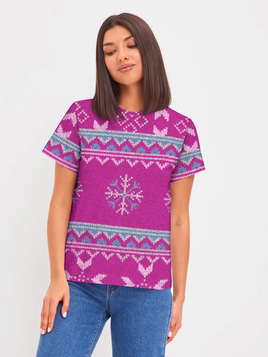 Women's basic cotton T-shirt