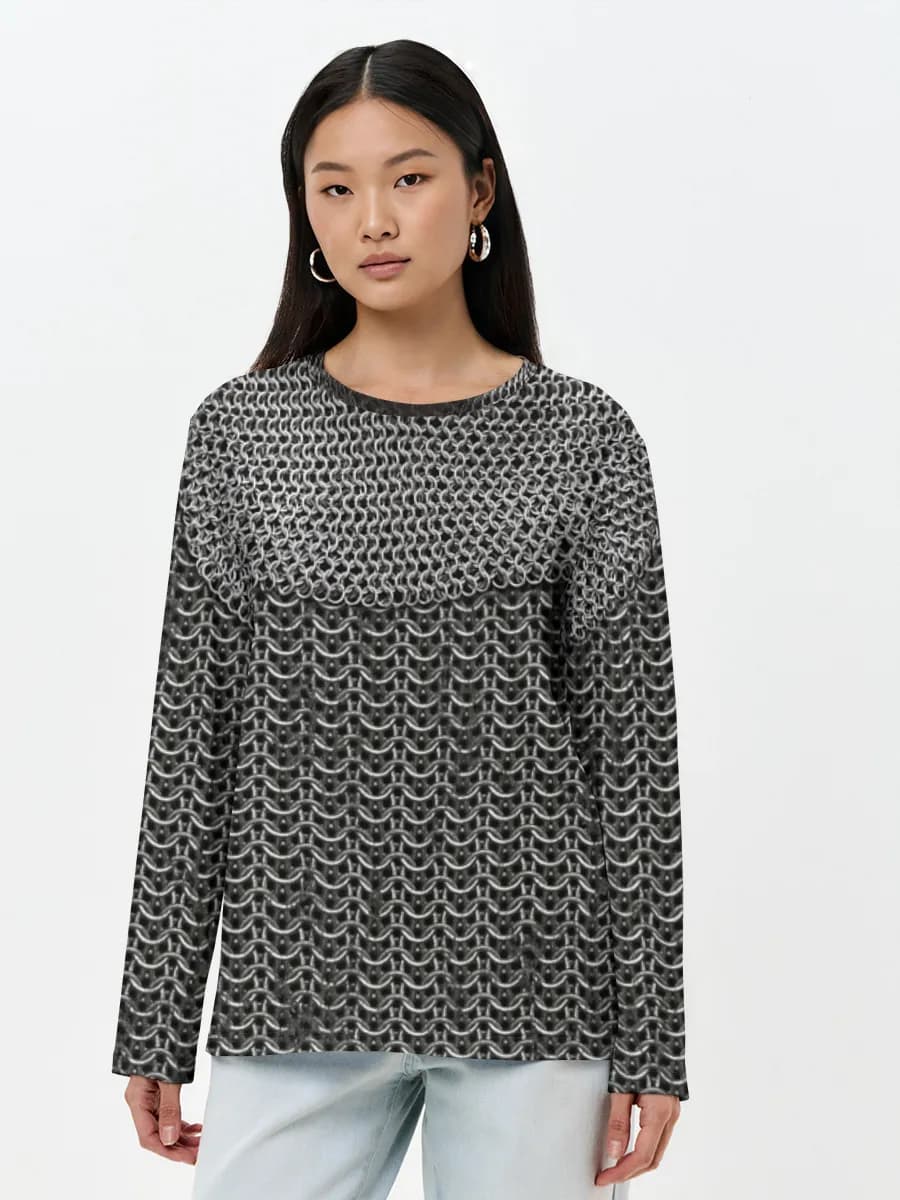 Women's long sleeve shirt. Cotton