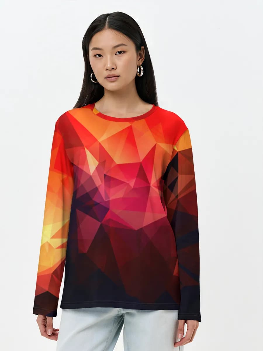 Fiery Low Poly Abstract