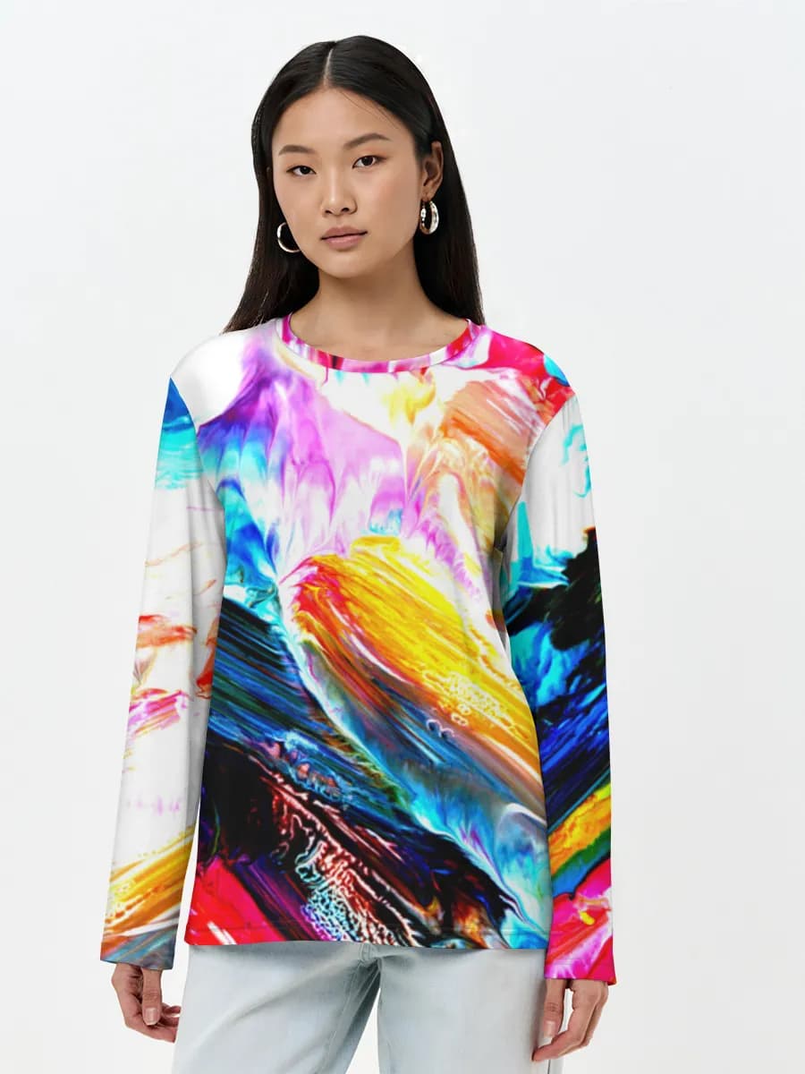 Vibrant Fluid Color Splash