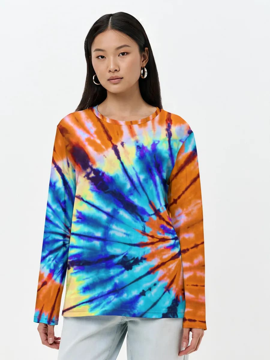 Women's long sleeve shirt. Cotton