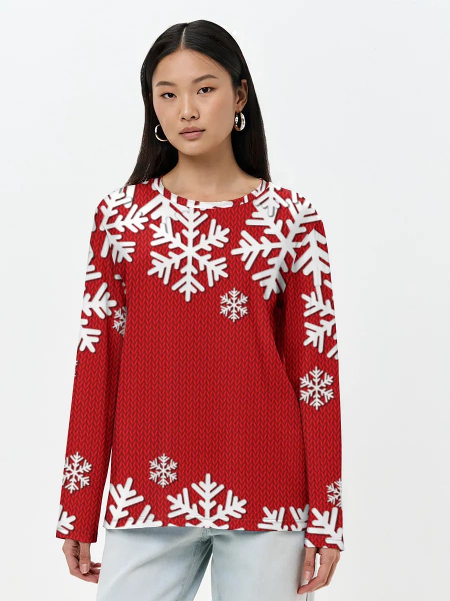 Women's long sleeve shirt. Cotton