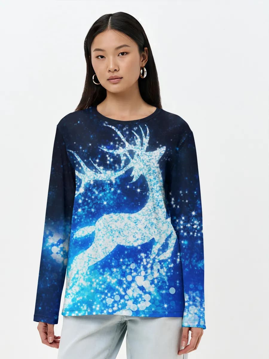 Women's long sleeve shirt. Cotton
