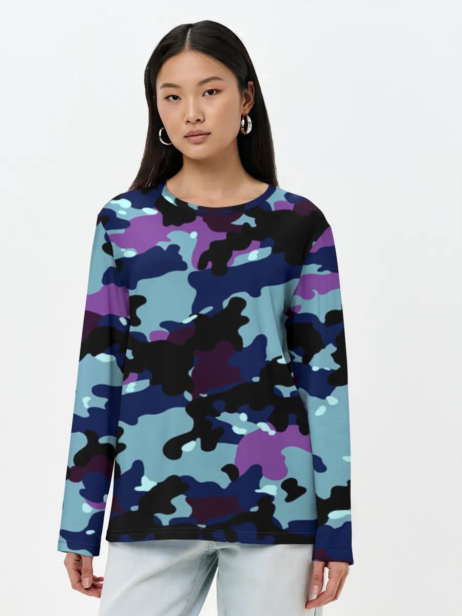 Women's long sleeve shirt. Cotton