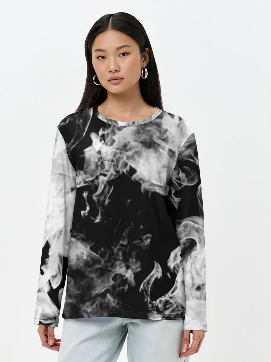 Monochrome Smoke Swirls