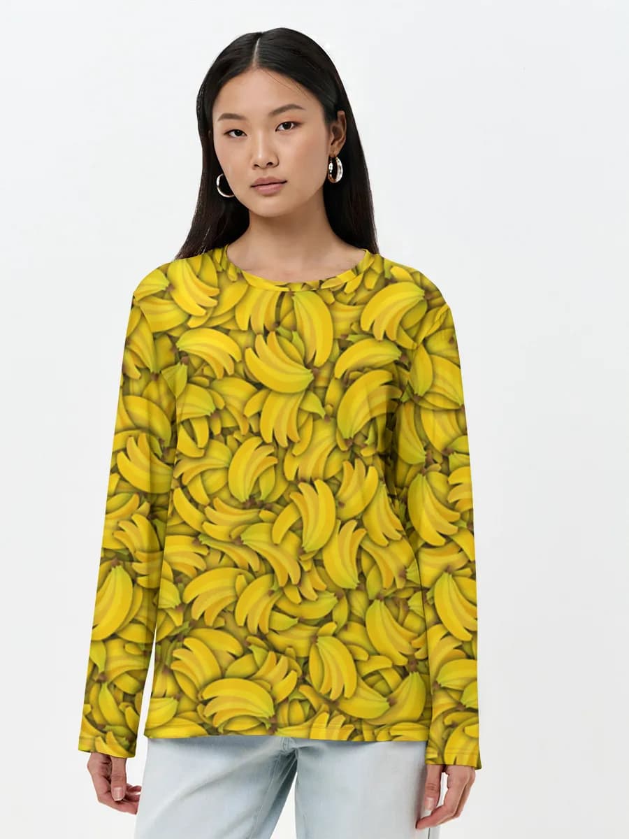 Women's long sleeve shirt. Cotton