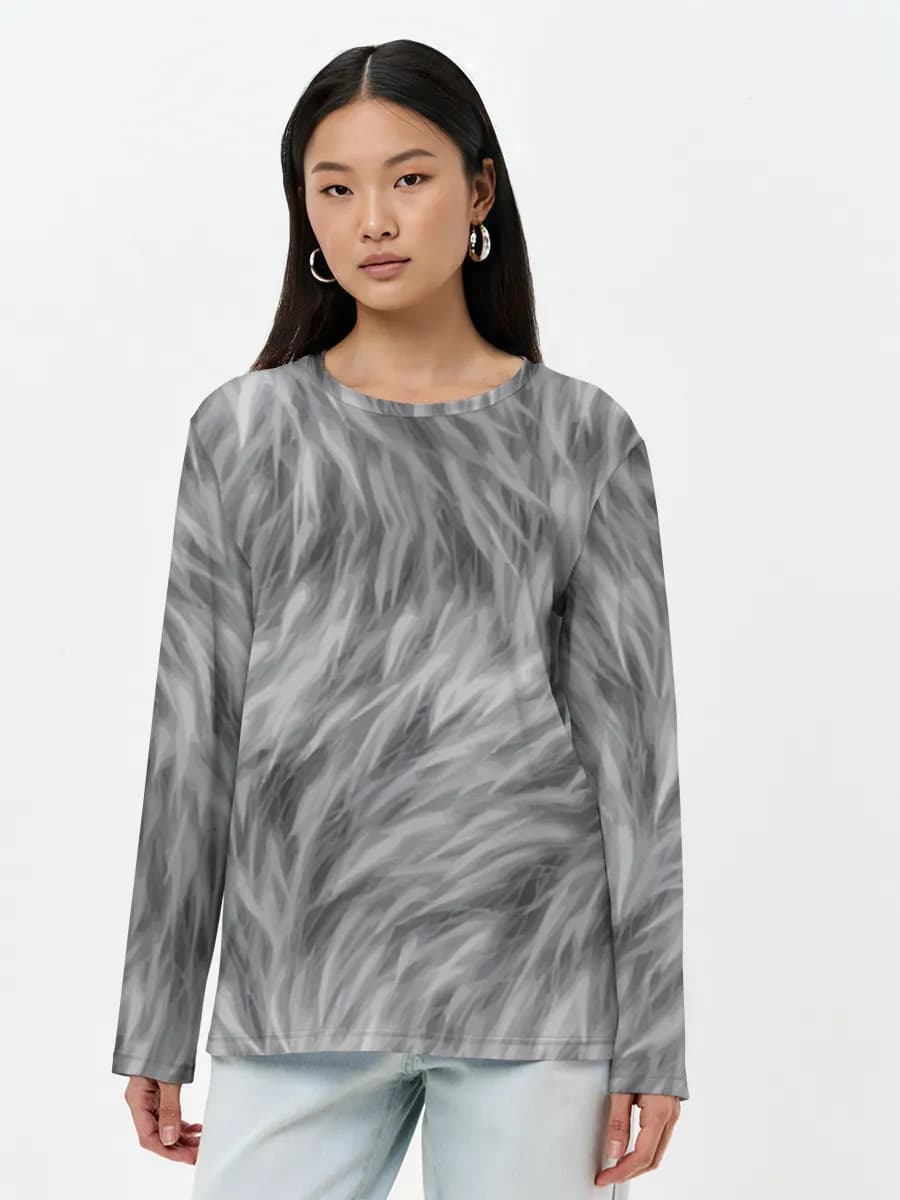 Women's long sleeve shirt. Cotton