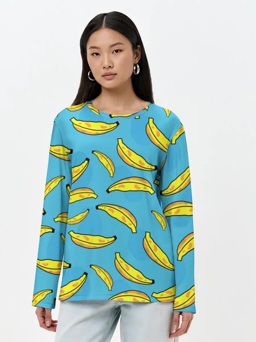 Women's long sleeve shirt. Cotton