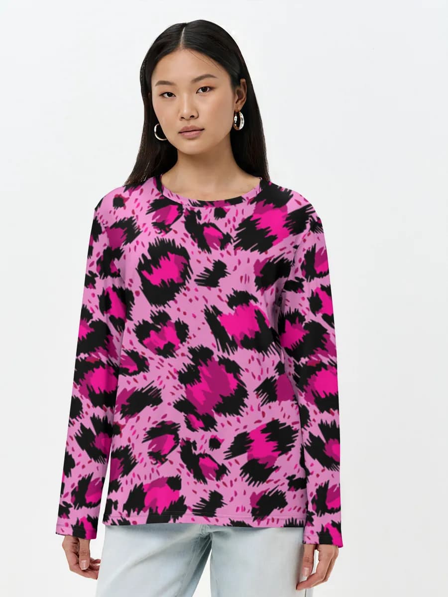 Women's long sleeve shirt. Cotton