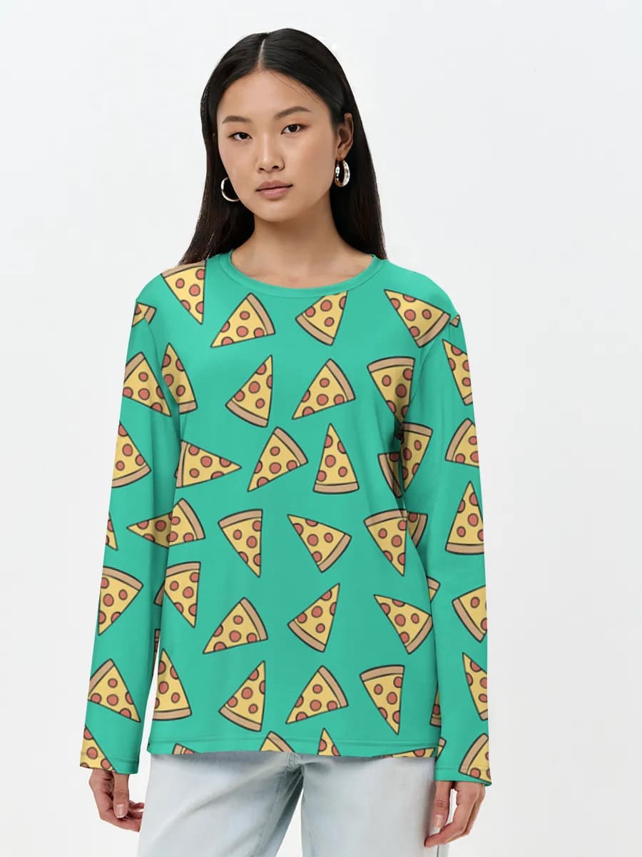 Women's long sleeve shirt. Cotton