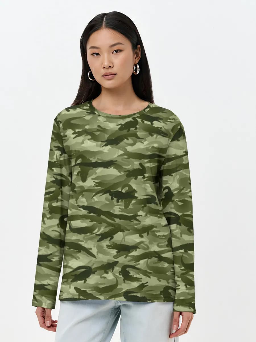 Women's long sleeve shirt. Cotton
