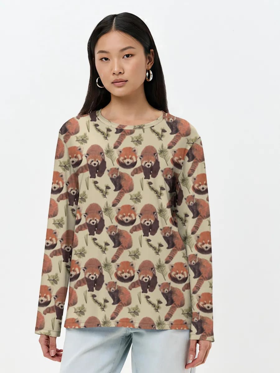 Women's long sleeve shirt. Cotton