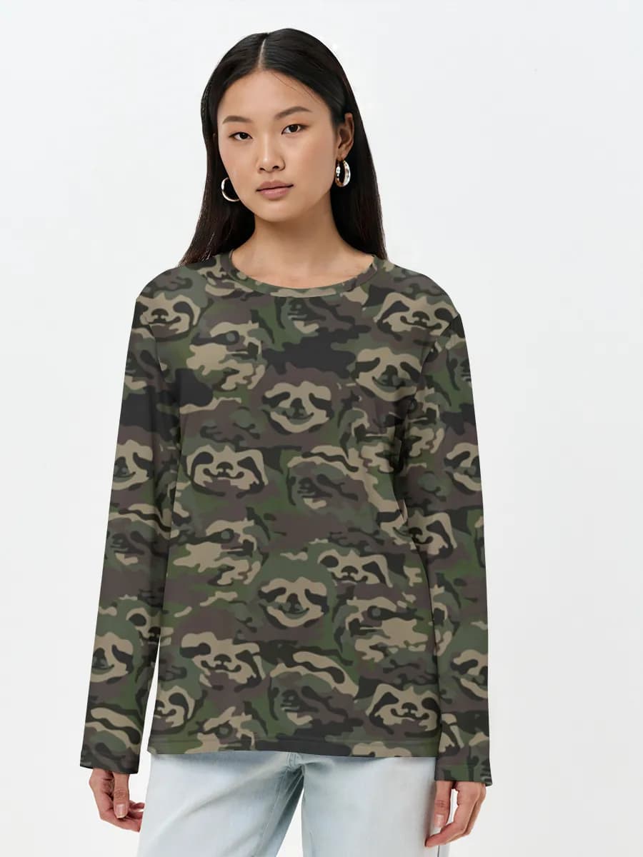 Women's long sleeve shirt. Cotton