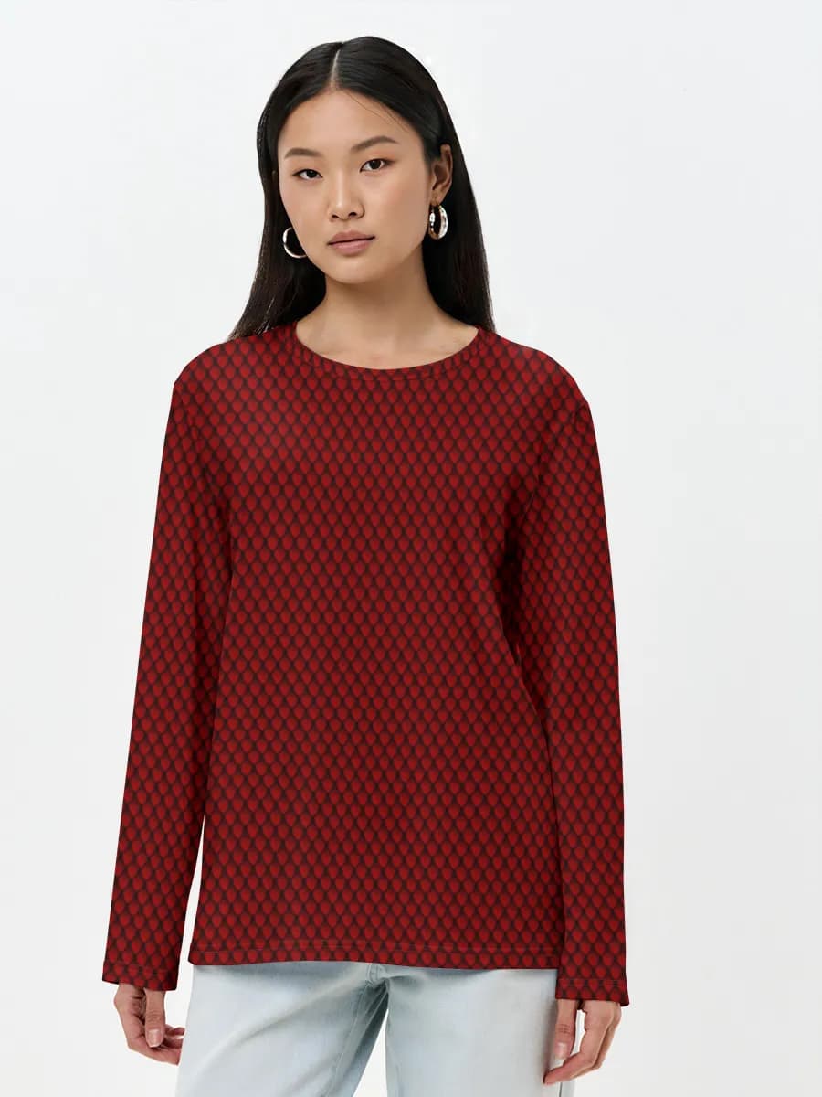 Women's long sleeve shirt. Cotton