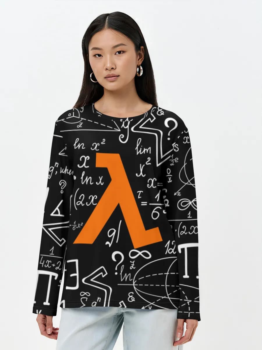 Women's long sleeve shirt. Cotton