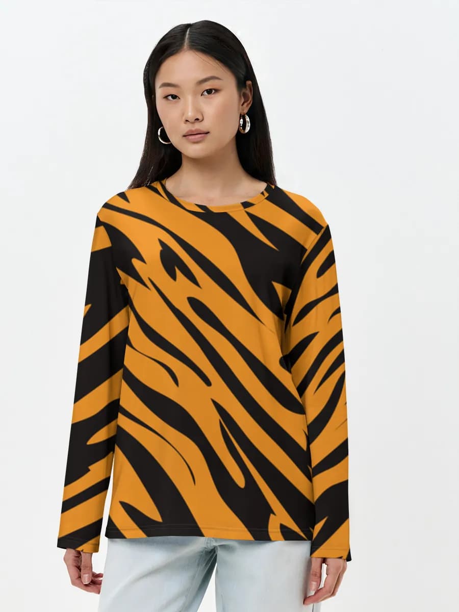 Orange Tiger Stripes