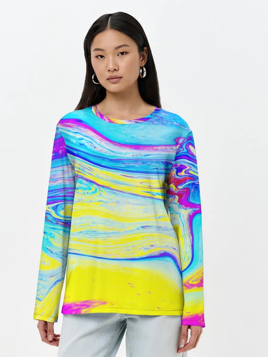 Neon Marble Swirl