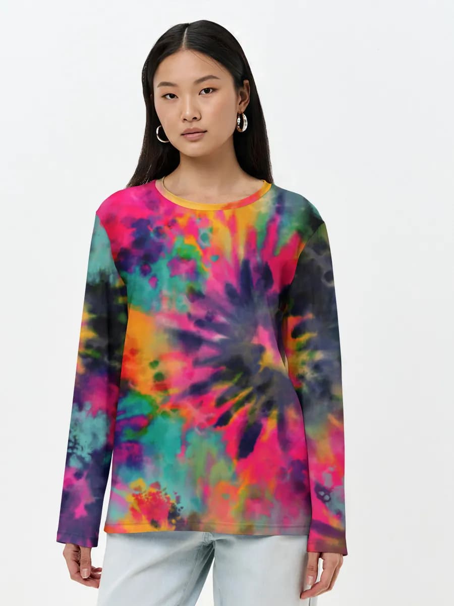 Women's long sleeve shirt. Cotton