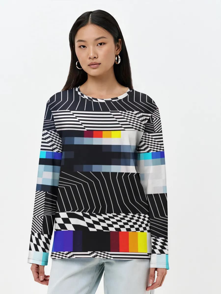 Glitchy Op Art Signal