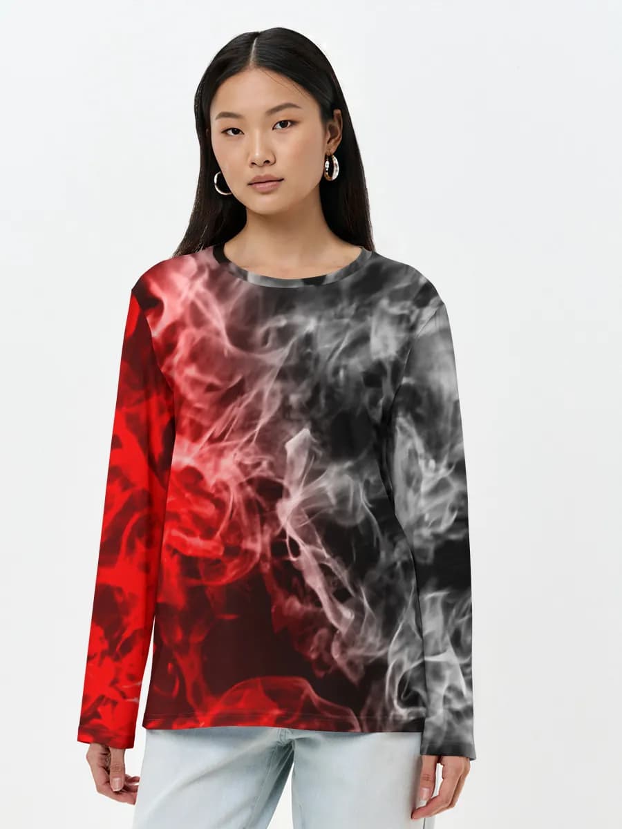 Women's long sleeve shirt. Cotton