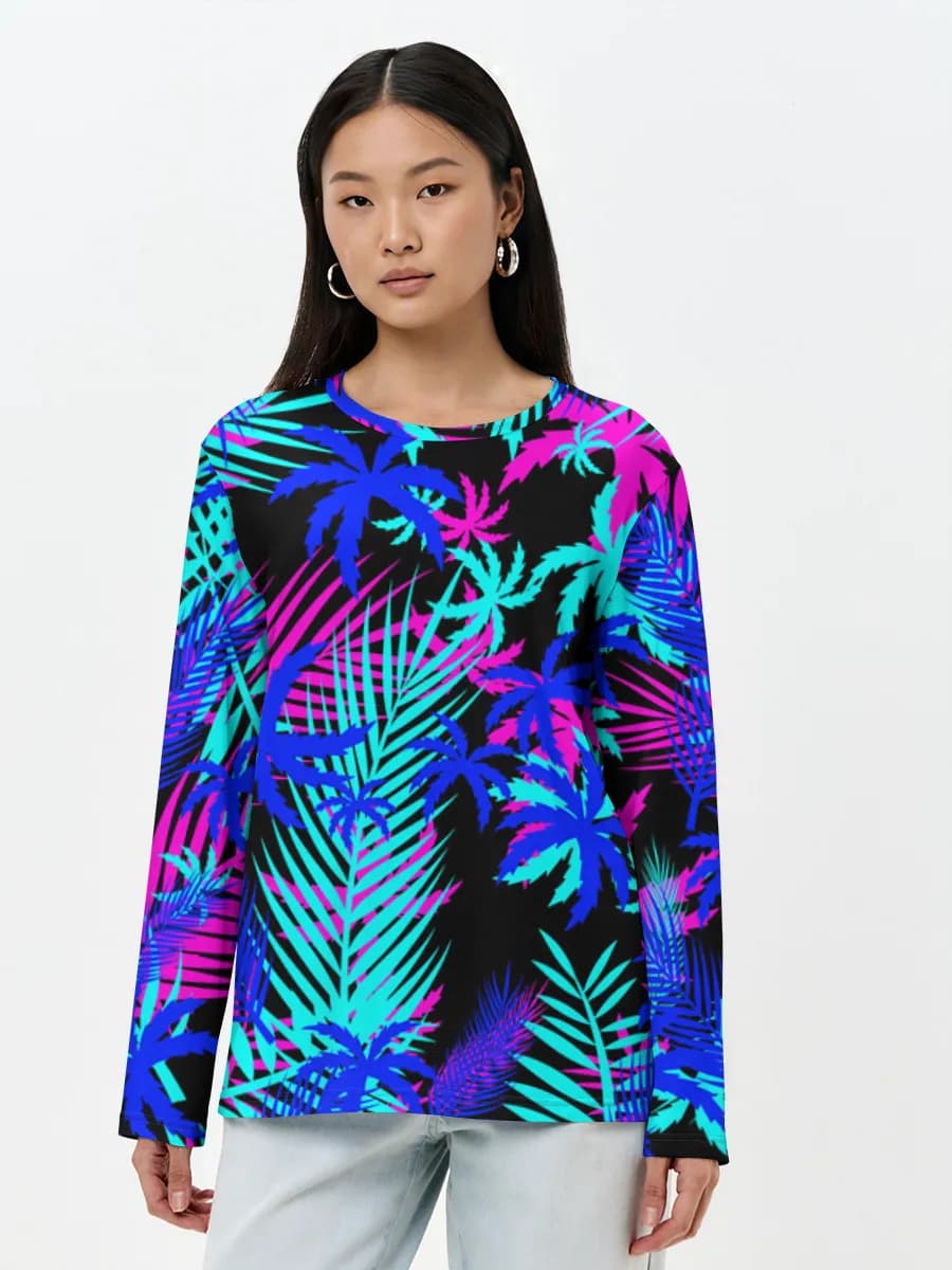 Women's long sleeve shirt. Cotton