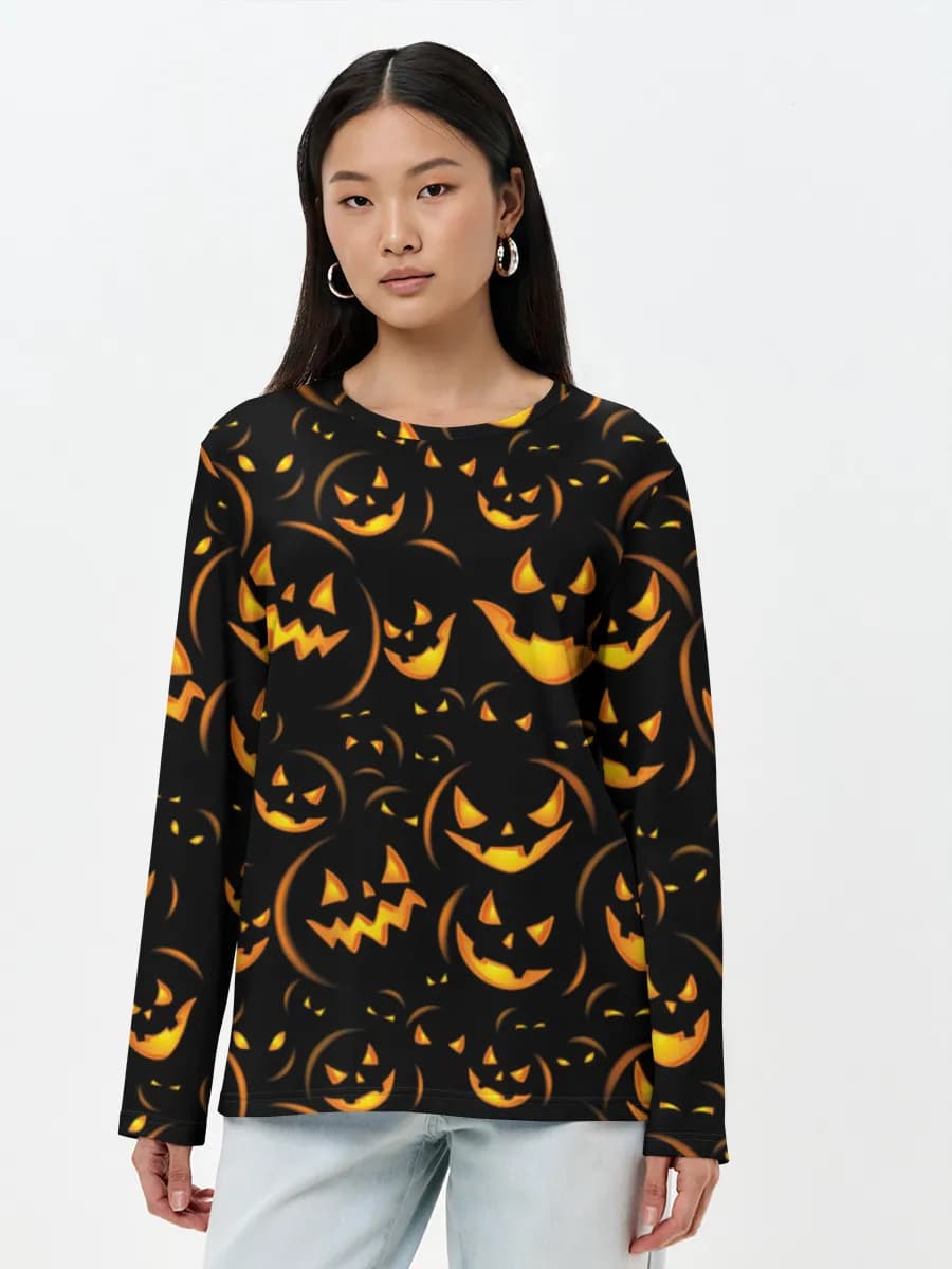 Women's long sleeve shirt. Cotton