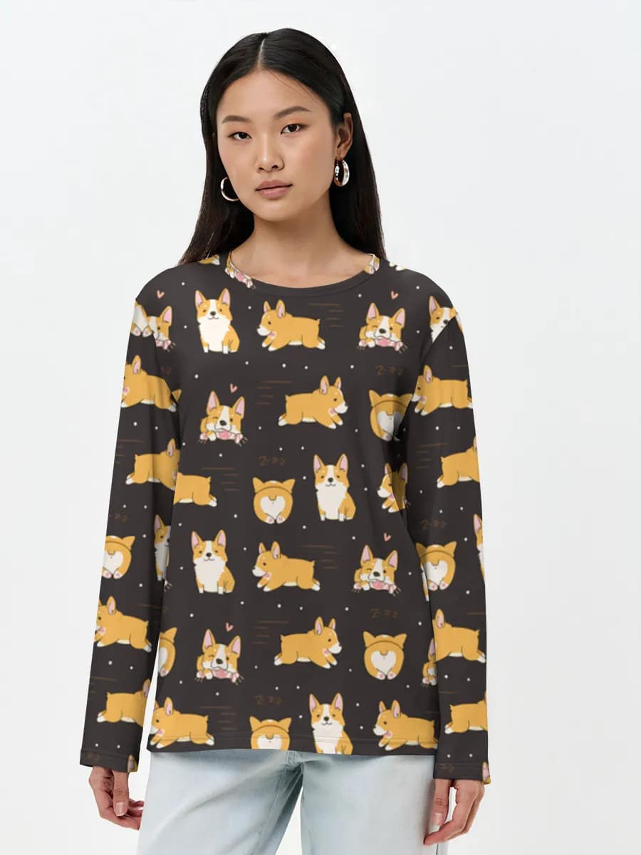 Women's long sleeve shirt. Cotton