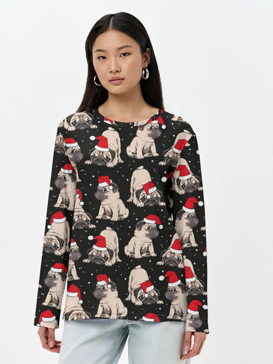 Women's long sleeve shirt. Cotton
