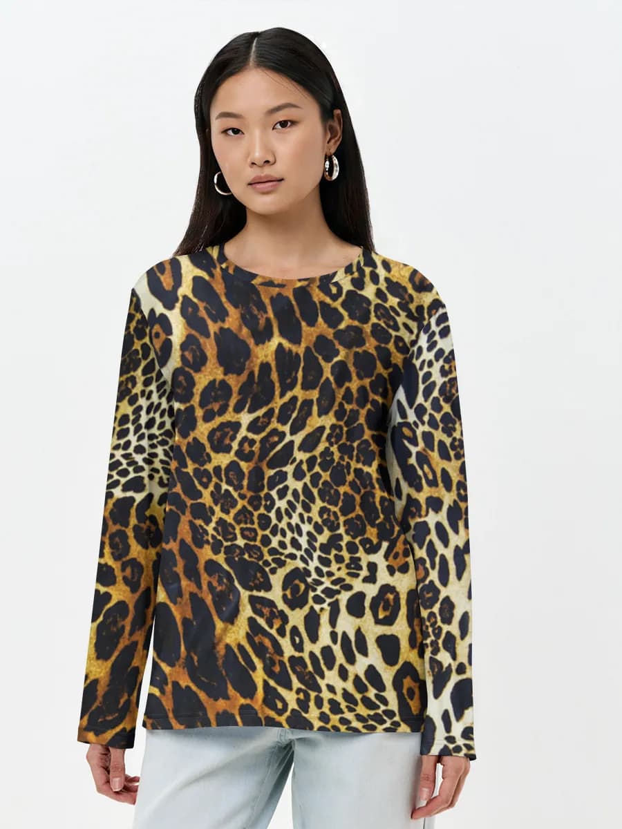 Women's long sleeve shirt. Cotton