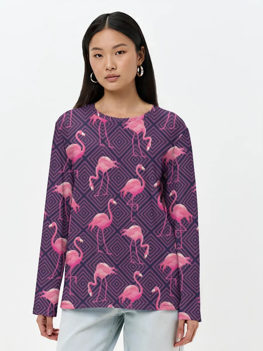 Women's long sleeve shirt. Cotton