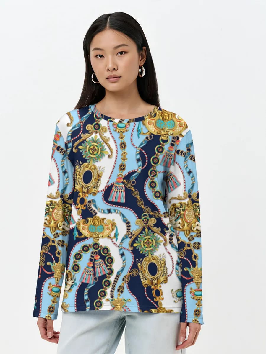 Baroque Chain Scarf Art