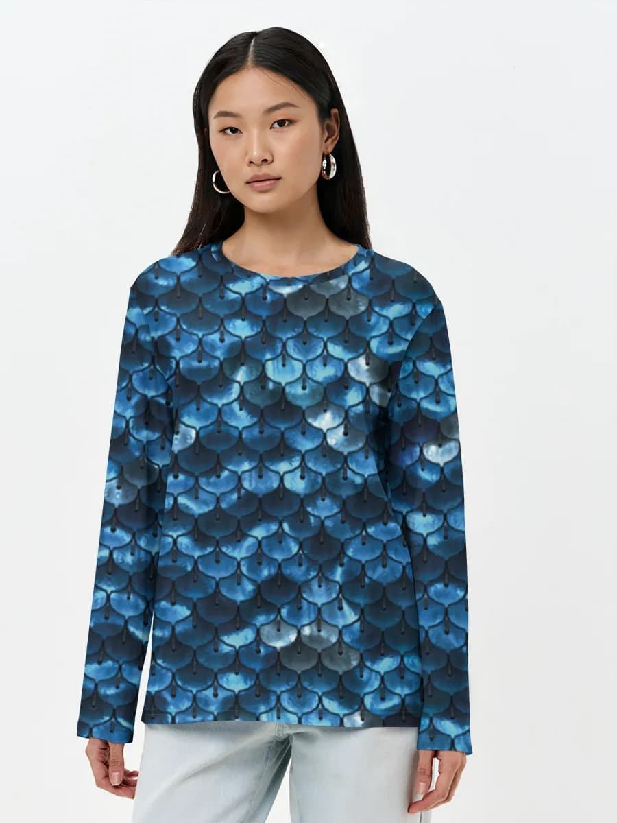 Women's long sleeve shirt. Cotton
