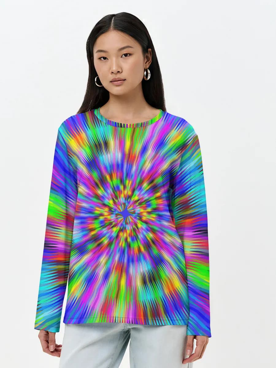 Women's long sleeve shirt. Cotton