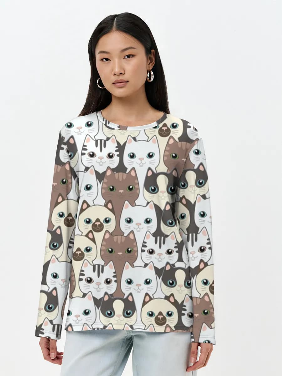 Cute Cartoon Cat Faces