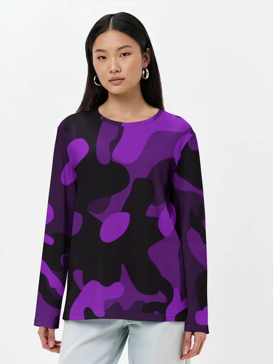 Women's long sleeve shirt. Cotton