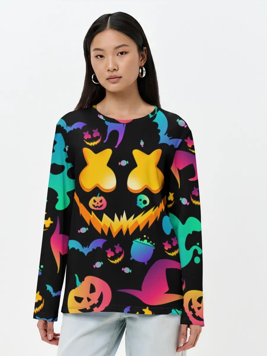 Neon Halloween Spooky Icons