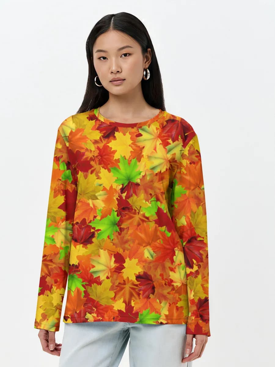 Women's long sleeve shirt. Cotton